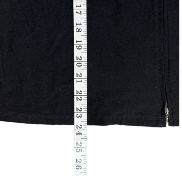 Eileen Fisher Black Stand Collar Two Way Zip Front Jacket Size Medium Women - Picture 12 of 12